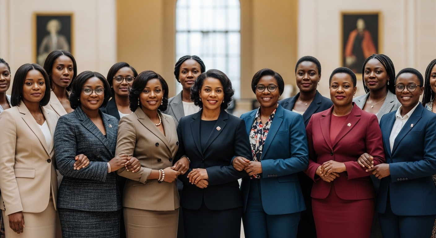 African women leaders at diplomatic conference
